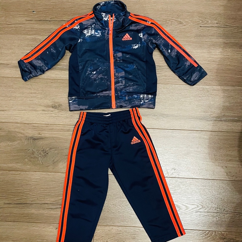 Boys Two Piece Adidas Matching Set